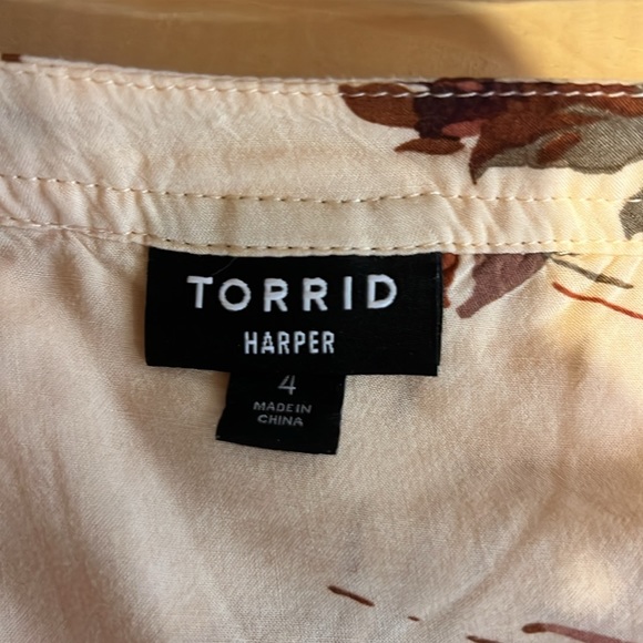Size 4  Torrid Harper blouse - Picture 4 of 6